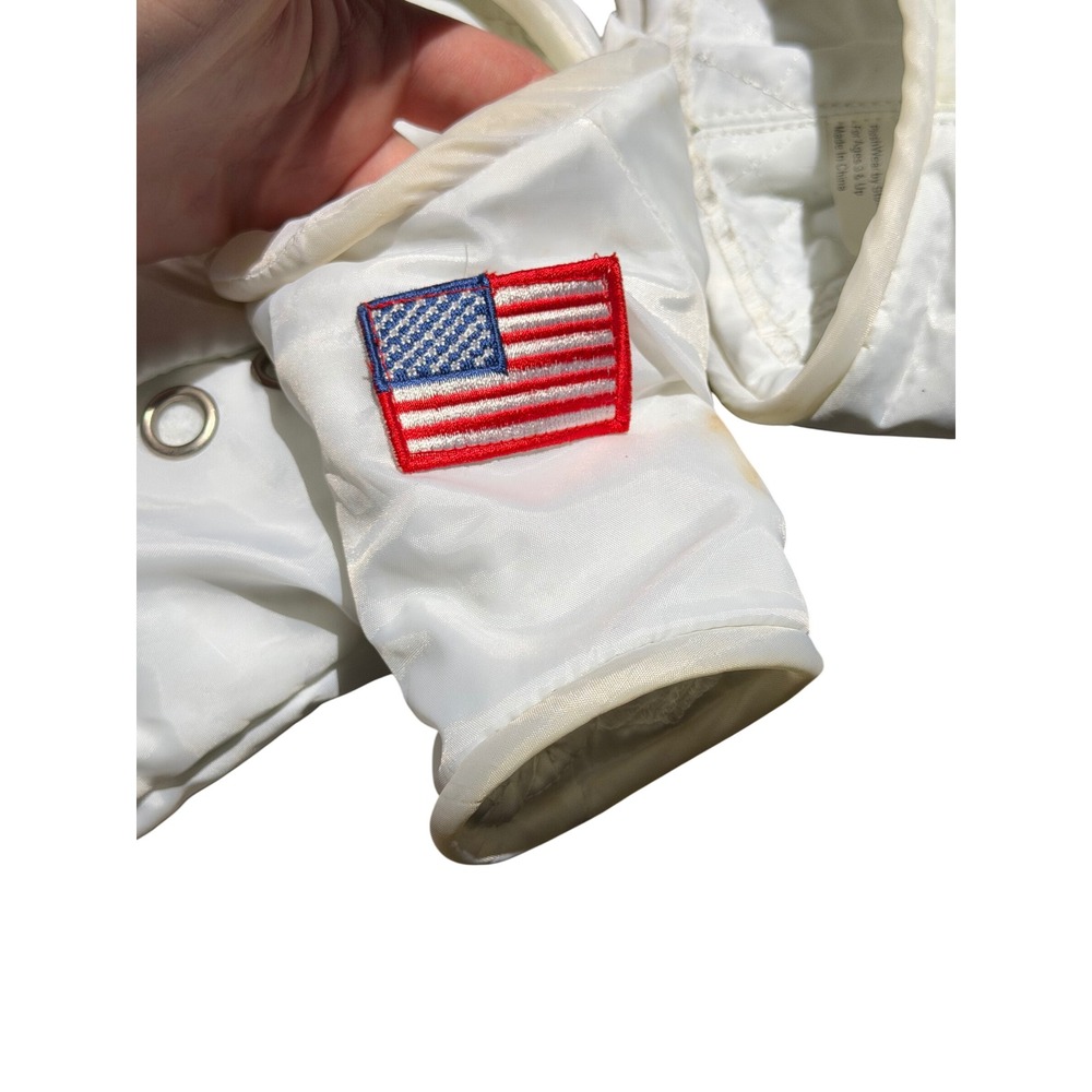 PlushWear by Stuff A Plush Astronaut Space Suit Teddy Bear Outfit‎ White 2pc Set - Picture 2 of 9
